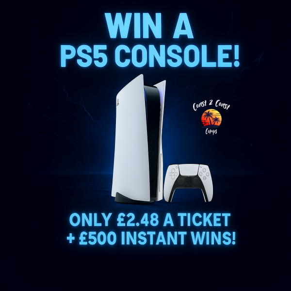 🎮✨ WIN A PLAYSTATION 5 CONSOLE! + £500 OF INSTANT WINS AVAILABLE!✨🎮
