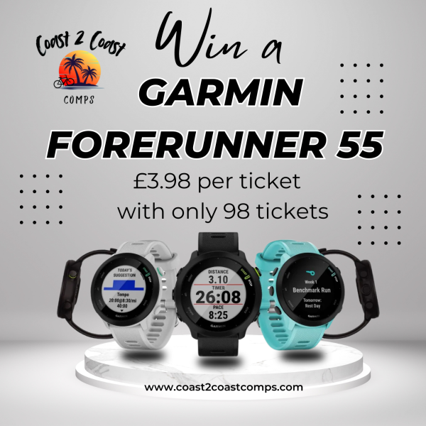 Win a GARMIN FORERUNNER 55