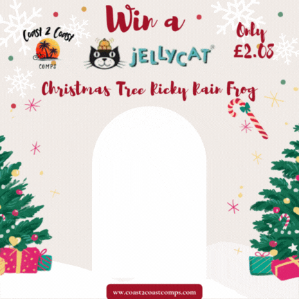 Win a Jellycat Christmas Tree Ricky Rain Frog