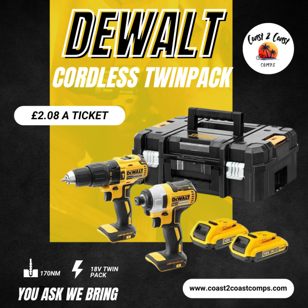 WIN the DeWalt 18 V Twin Pack Drill + Impact Set!