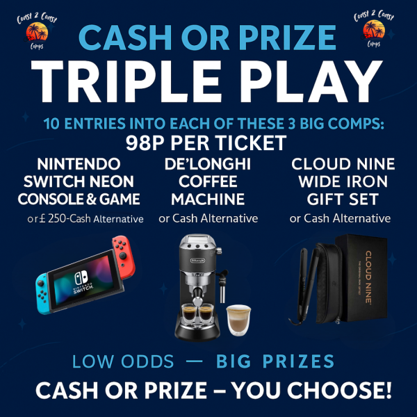FLASH COMP - CASH OR PRIZE TRIPLE PLAY