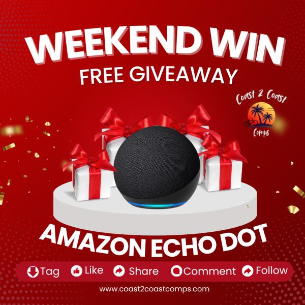 WEEKEND FREEBIE! WIN AN AMAZON ECHO DOT!