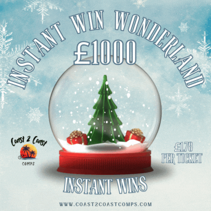 INSTANT WIN WONDERLAND - £1,000 of INSTANT WINS + SNOWFLAKE OF FORTUNE (£10 SITE CREDIT) FOR COMP WINNER!