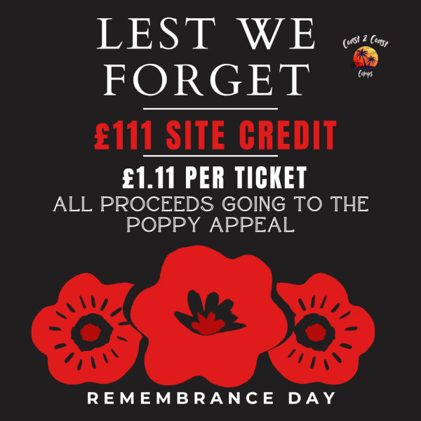 🌺 Remembrance Day – £111 Site credit Charity Competition 🌺