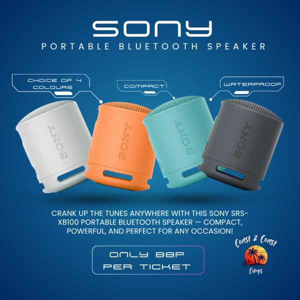 Win a Sony SRS-XB100 Portable Bluetooth Speaker!