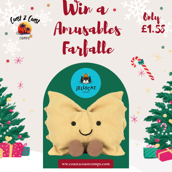 JELLYCAT  - AMUSABLES FARFALLE PASTA!