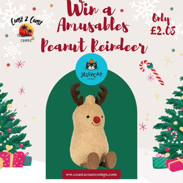 Jellycat Amuseables Peanut Reindeer !