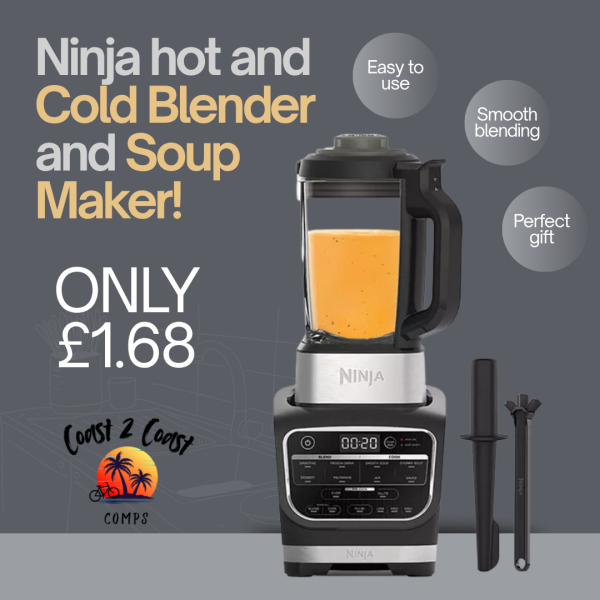 NINJA HOT & COLD BLENDER & SOUP MAKER!