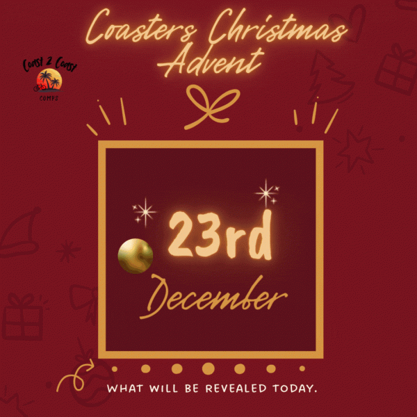 Coasters Christmas Advent – Day 23 - Five Hidden £20 Instant Win Site Credit Baubles + £100 Cash Main Prize