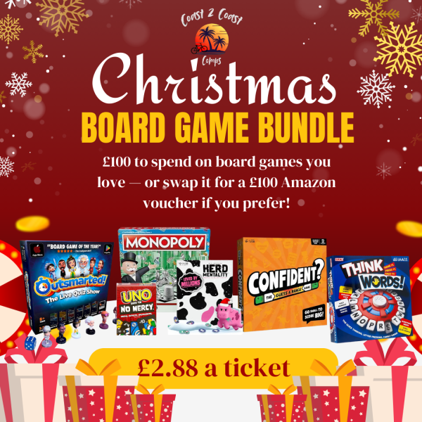 COASTERS CHRISTMAS ADVENT – DAY 14 - £100 Board Game Bundle!