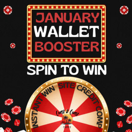 JANUARY WALLET BOOSTER - INSTANT WIN SITE CREDIT COMP - £26.00 SITE CREDIT FINAL DRAW!