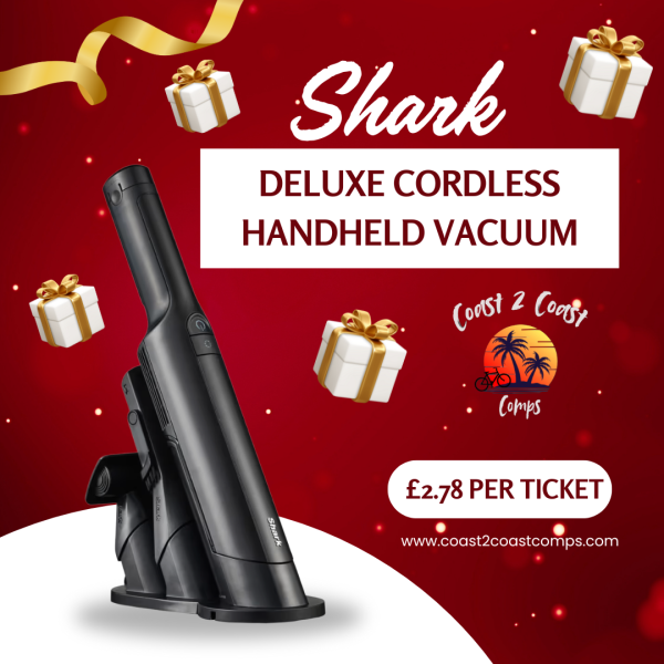 Coasters Christmas Advent Day 3 - Shark Deluxe Black WandVac 2.0 Cordless Handheld Vacuum Cleaner