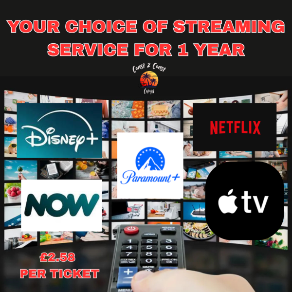 COASTERS CHRISTMAS ADVENT – DAY 20 - WIN YOUR CHOICE OF STREAMING SERVICE FOR 1 FULL YEAR!
