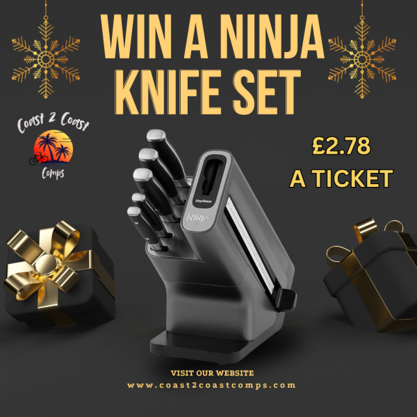 COASTERS CHRISTMAS ADVENT – DAY 18 - Ninja 5-Piece Knife Block Set!