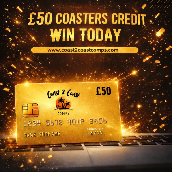 DAILY £50 COASTERS CREDIT - ENDS TODAY!