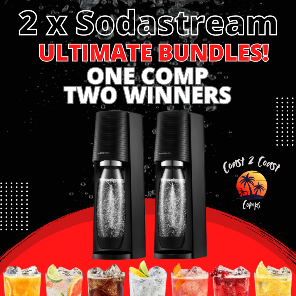 2 x SODASTREAM ULTIMATE BUNDLE - ONE COMP WITH TWO WINNERS!