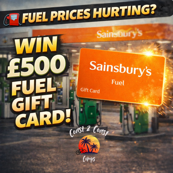 WIN a £500 Sainsbury’s Fuel Gift Card!