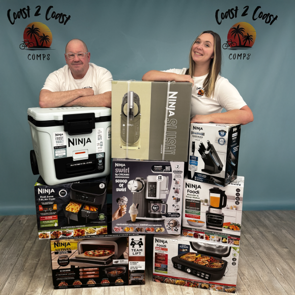 The Ninja EIGHT WINNER Raffle! ONE COMP - EIGHT WINNERS! OVER £2,000 OF NINJA PRIZES WILL BE WON!!