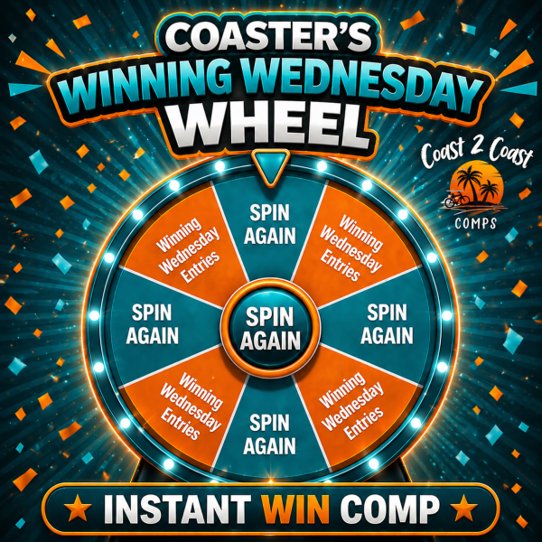 Coaster's Winning Wednesday Wheel - Win Entries into our big comps this week! End Prize - £200 Coaster's Credit!