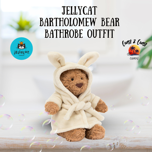 Jellycat Bartholomew Bear Bathrobe Outfit!
