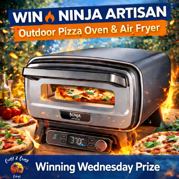 Ninja Artisan Electric Outdoor Pizza Oven & Air Fryer