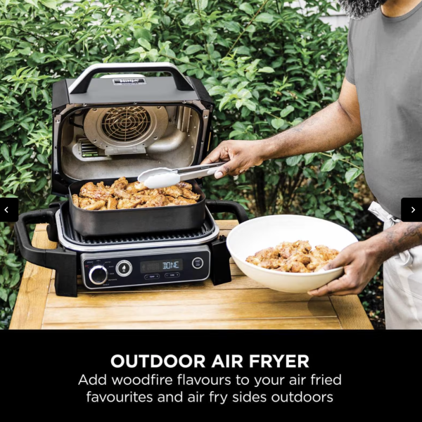 NINJA WOODFIRE ELECTRIC BBQ GRILL & SMOKER