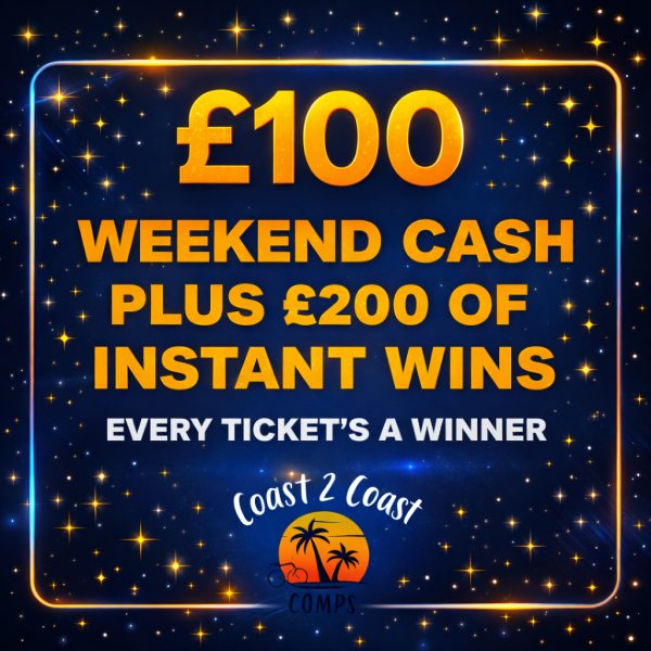 Wrap Up the Weekend With a Win! 💷🌟 £100 CASH PRIZE + £200 INSTANT WINS