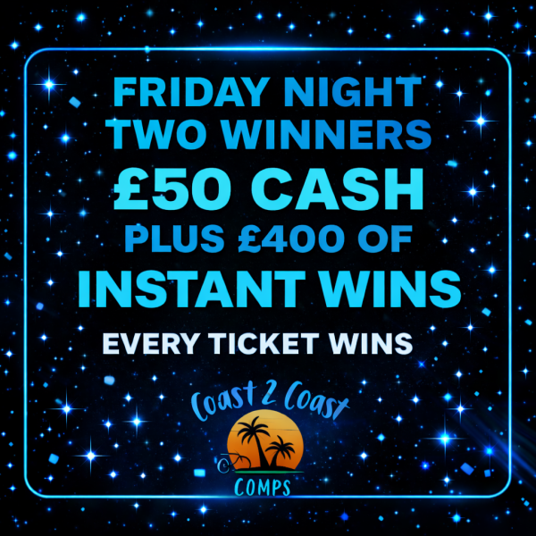FRIDAY NIGHT DOUBLE WINNER – EVERY TICKET WINS!
