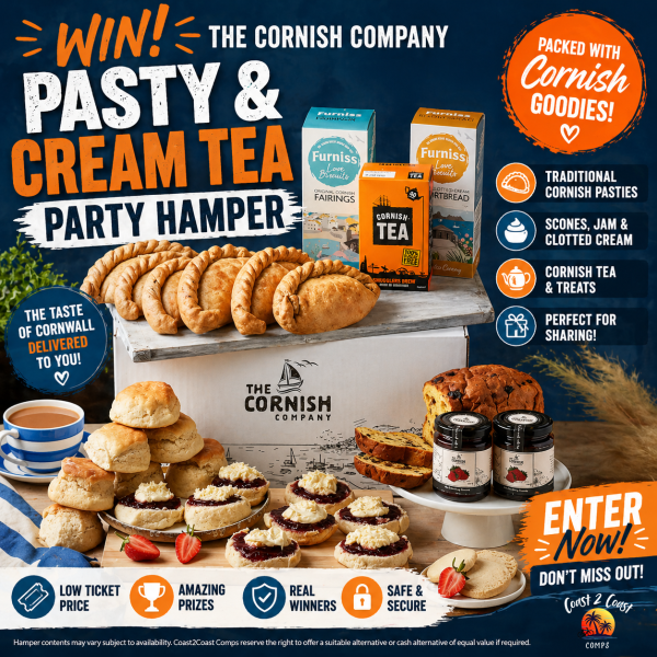THE CORNISH COMPANY – PASTY & CREAM TEA PARTY HAMPER