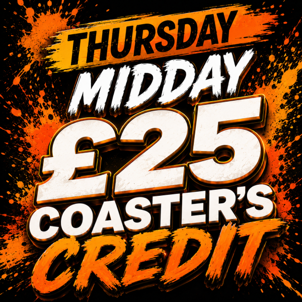 THURSDAY MIDDAY COASTER'S CREDIT COMP!