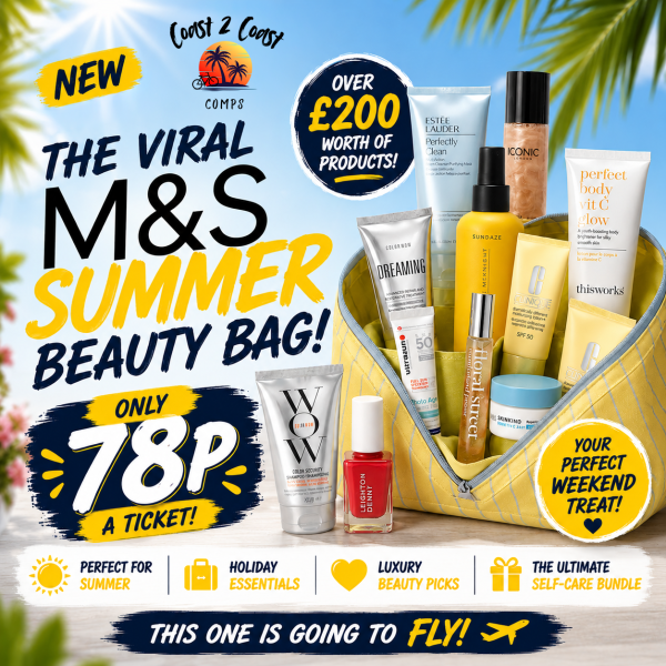 The NEW viral M&S Summer Beauty Bag