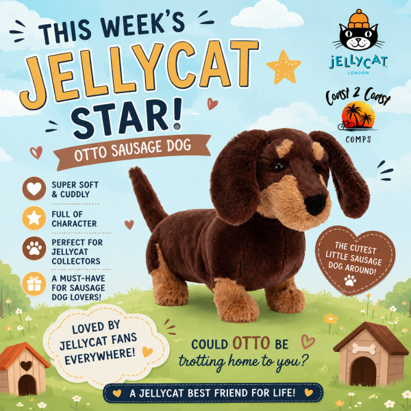 JELLYCAT OTTO SAUSAGE DOG