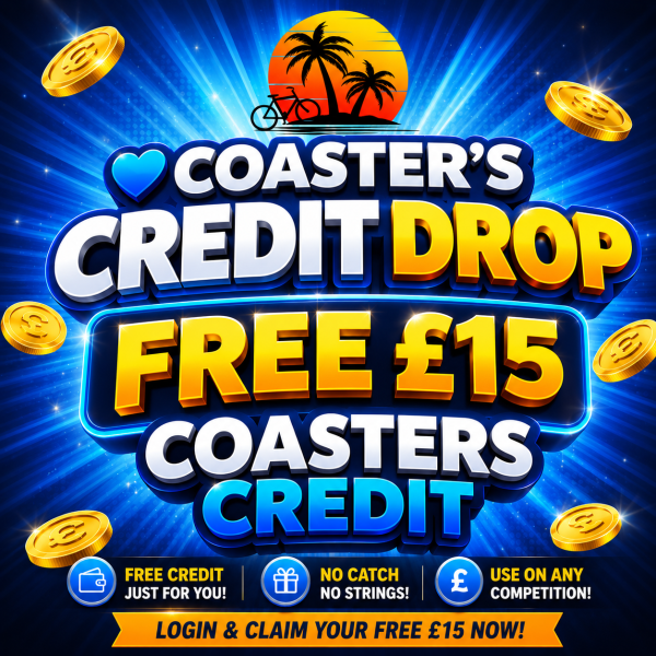 COASTER'S CREDIT DROP - FREE TO ENTER!