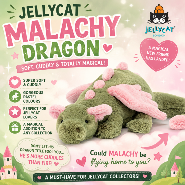 JELLYCAT MALACHY DRAGON