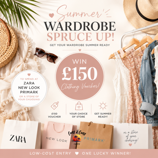 SUMMER WARDROBE SPRUCE UP - £150 Voucher for a store of your choice!