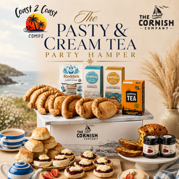 PASTY & CREAM TEA PARTY HAMPER!