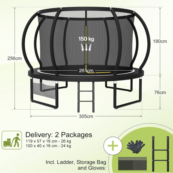 10ft Outdoor Trampoline or £150 Cash!