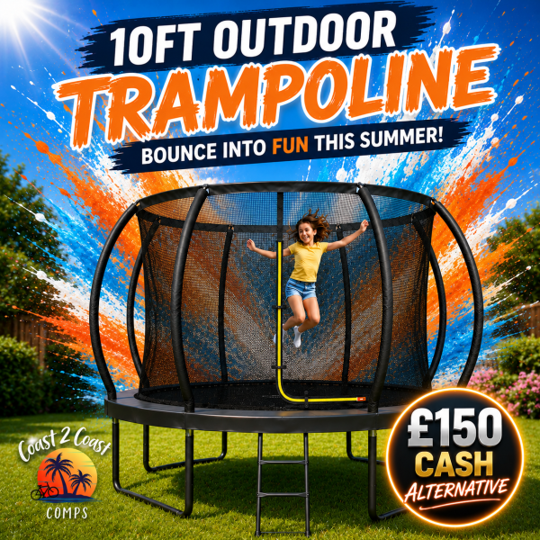 10ft Outdoor Trampoline or £150 Cash!